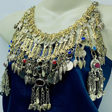 Load image into Gallery viewer, Oversized Necklace Embellished with Fish Motifs