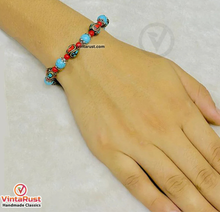 Load image into Gallery viewer, Handmade Tibetan Nepalese Gemstone Bracelet