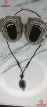 Load image into Gallery viewer, Black Friday Bohemian Black Onyx-Style Pendant Necklace and Cuff