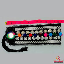 Load image into Gallery viewer, Handmade Belt With Buttons and Laces