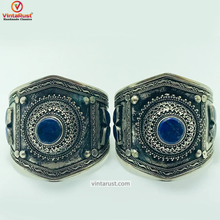 Load image into Gallery viewer, Nomadic Tribal Bracelet With Lapis Lazuli Stone