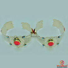 Load image into Gallery viewer, Vintage Ethnic Turkmen Cuff Bracelet