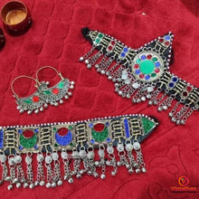 Load image into Gallery viewer, Tribal Vintage Antique-inspired jewelry set