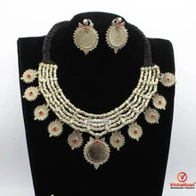 Load image into Gallery viewer, Handmade Coins Chokers And Earring and ring
