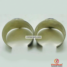 Load image into Gallery viewer, Lapis Lazuli Natural Gemstone Cuff Bracelet