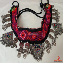 Load image into Gallery viewer, Afghan Vintage Kuchi Belt With Old Pendants and Tassels