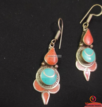 Load image into Gallery viewer, Tribal Handmade Dangle Earrings