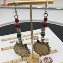 Load image into Gallery viewer, Ethnic Dangle Earrings With Coins