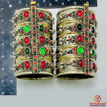 Load image into Gallery viewer, Handmade Tribal Boho Handcuff Bracelet