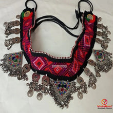 Load image into Gallery viewer, Afghan Vintage Kuchi Belt With Old Pendants and Tassels