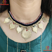Load image into Gallery viewer, Handmade Vintage Coins Choker Necklace