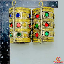 Load image into Gallery viewer, Vintage Bohemian Style Glass Stones Cuff Bracelet