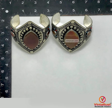 Load image into Gallery viewer, Vintage Boho Style Carnelian Stones Cuff Bracelet