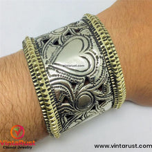 Load image into Gallery viewer, Vintage Statement Boho Tribal Cuff Bracelet