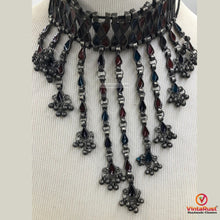 Load image into Gallery viewer, Ethnic Tribal Mirror Choker Necklace