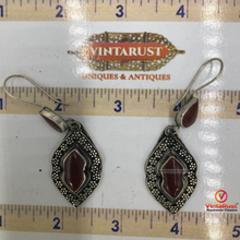 Load image into Gallery viewer, Tribal Handmade Glass Stone Earrings