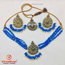 Load image into Gallery viewer, Beaded Boho With Metal Motif Jewelry Set