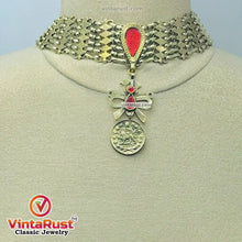 Load image into Gallery viewer, Birds Golden Necklace With Earring Traditional Jewelry Set