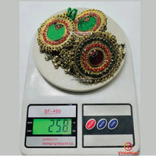 Load image into Gallery viewer, Handmade Afghan Necklace and Earrings