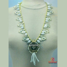 Load image into Gallery viewer, White Pearls and Beaded Tribal Jewelry Set