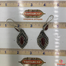 Load image into Gallery viewer, Tribal Handmade Glass Stone Earrings
