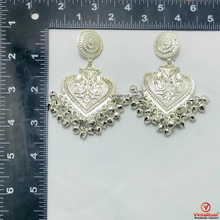 Load image into Gallery viewer, Ethnic Handmade Silver Tone Dangle Earrings