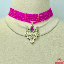 Load image into Gallery viewer, Beaded Multilayers With Brass Motif Jewelry Set