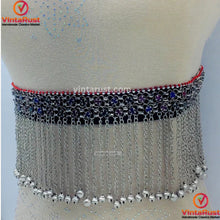 Load image into Gallery viewer, Tribal Chain Belt With Long Dangling Bells