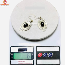 Load image into Gallery viewer, Vintage Turkmen Earrings With Black Onyx