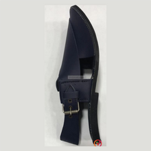 Load image into Gallery viewer, Handmade Blue Wide Round Peshawari Men's Chappal