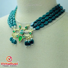 Load image into Gallery viewer, Handmade Beaded Tribal Jewelry Set