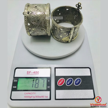 Load image into Gallery viewer, Vintage Statement Boho Tribal Cuff Bracelet