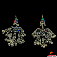 Load image into Gallery viewer, Vintage Long Bells Dangle Earrings