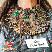Load image into Gallery viewer, Antique Massive Tribal Jewelry Set