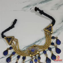 Load image into Gallery viewer, Black Friday Vintage Style Boho Stone Choker Necklace and Cuff