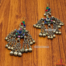 Load image into Gallery viewer, Vintage Long Bells Dangle Earrings