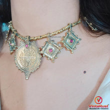 Load image into Gallery viewer, Vintage Coins Necklace With Jewelery Set