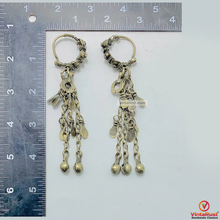 Load image into Gallery viewer, Long Dangle Boho Earrings With Dangling Tassels