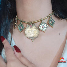 Load image into Gallery viewer, Vintage Coins Necklace With Jewelery Set