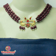 Load image into Gallery viewer, Handmade Beaded Tribal Jewelry Set