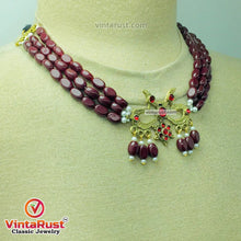 Load image into Gallery viewer, Handmade Beaded Tribal Jewelry Set