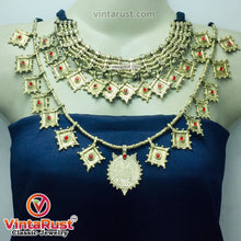 Load image into Gallery viewer, Vintage Golden Two Coins Necklaces Jewelry Set