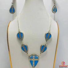 Load image into Gallery viewer, Tribal Turquoise Stones Jewelry Set