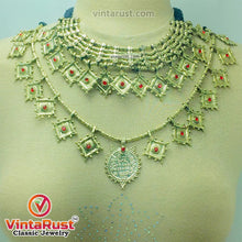 Load image into Gallery viewer, Vintage Golden Two Coins Necklaces Jewelry Set