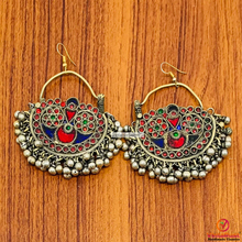 Load image into Gallery viewer, Antique Handmade Hoop Earrings