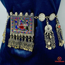 Load image into Gallery viewer, Vintage Kuchi Coins Belt,Tribal Gypsy Belly Belt