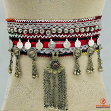Load image into Gallery viewer, Turkman Hanging Beads Vintage Belt