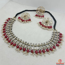 Load image into Gallery viewer, Beads and Pearls Kuchi Jewelry Set