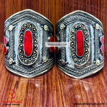 Load image into Gallery viewer, Tribal Antique Handmade Boho Cuff Bracelet