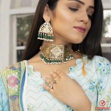 Load image into Gallery viewer, Bohemian Tribal Amulet Choker with Jewellery Set